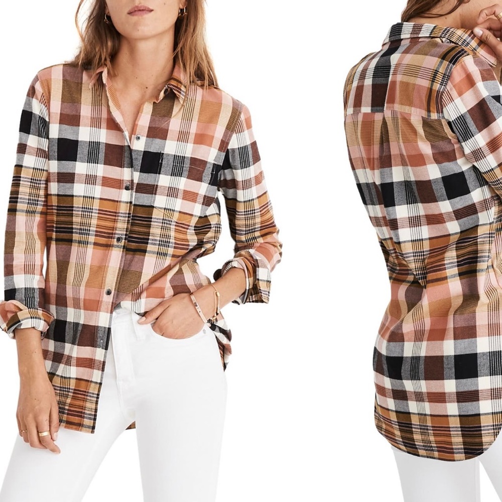 Madewell Classic Ex-Boyfriend Plaid Shirt